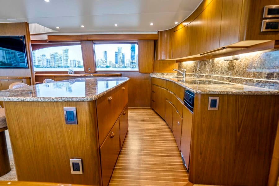 2011 Viking 70 Enclosed Bridge - Last Call - Galley