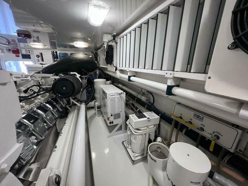 2011 Viking 70 Enclosed Bridge - Last Call - Engine Room