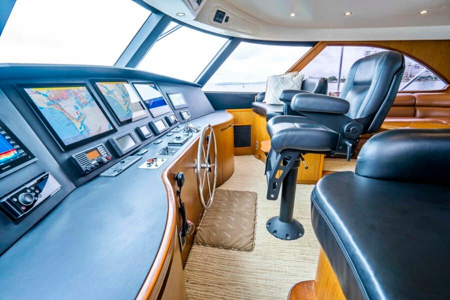 2011 Viking 70 Enclosed Bridge - Last Call - Enclosed Bridge