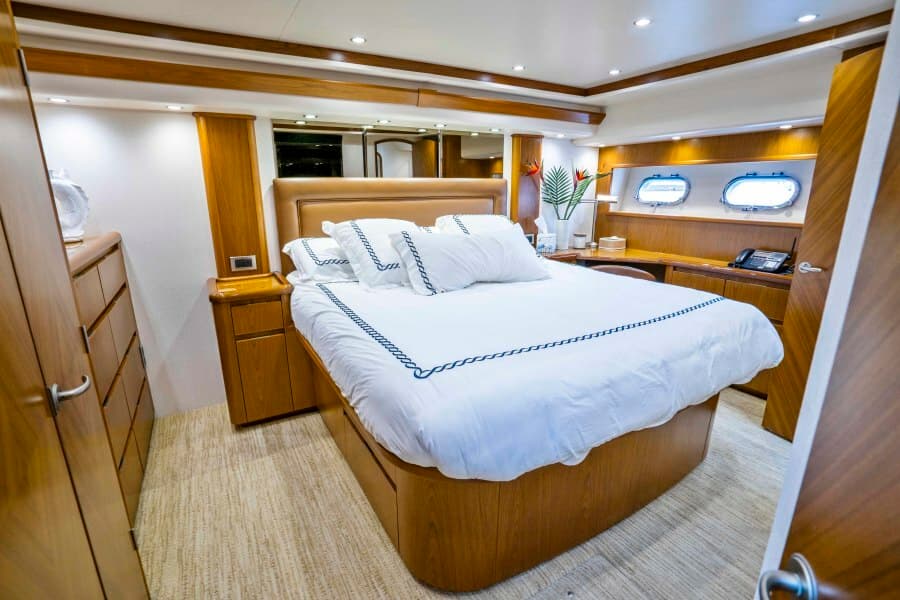 2011 Viking 70 Enclosed Bridge - Last Call - Master Stateroom