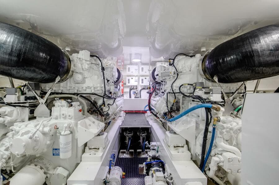 Viking 62 On the Edge III Engine Room