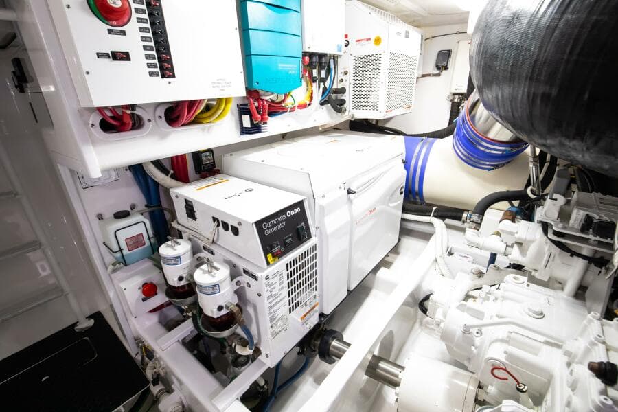 Viking 62 On the Edge III Engine Room