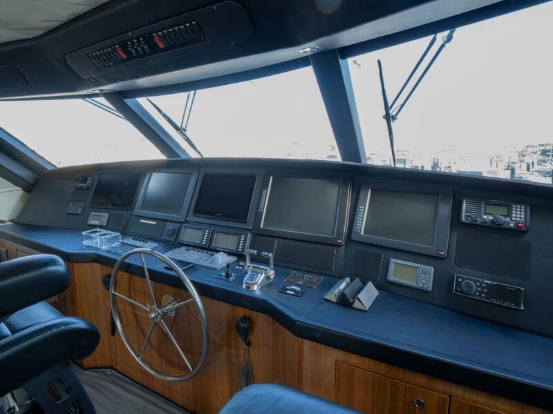 2005 Viking 74 Enclosed Bridge