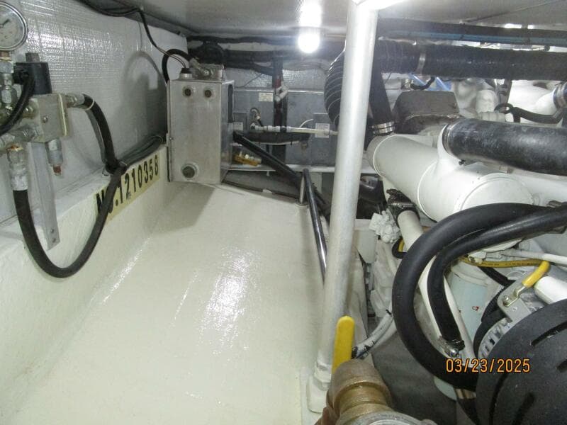 45' Northwest engine room starboard aft