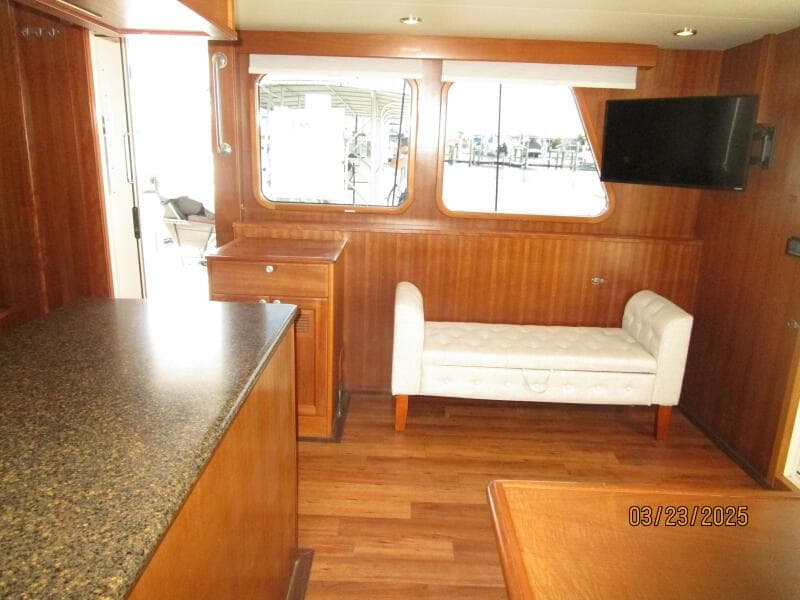 45' Northwest salon starboard