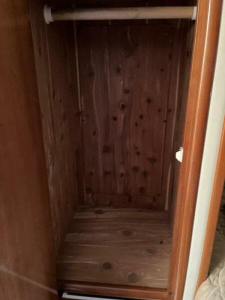 Guest cedar closet 