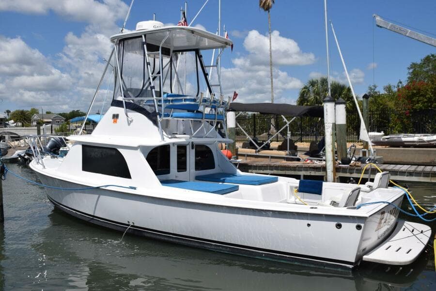Bertram Flybridge Cruiser   Updated
