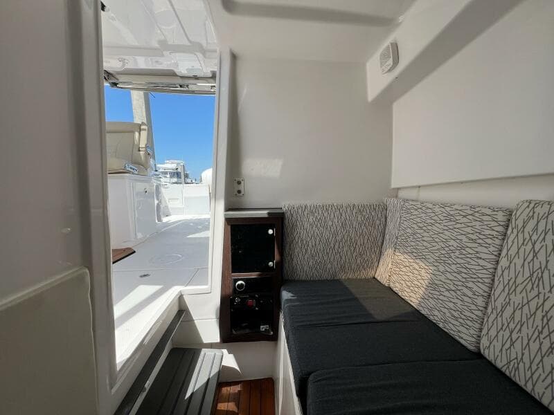 2019 Everglades 340 Dual Console- Cabin 