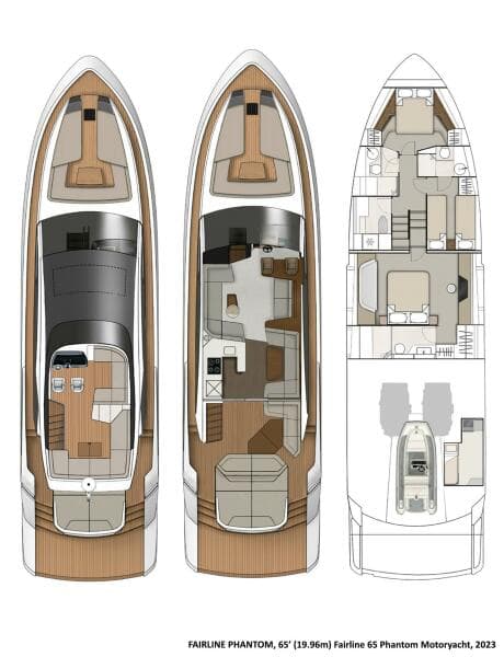 2023 Fairline Phantom 65