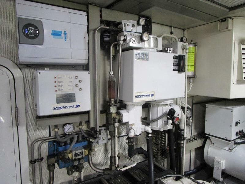 Forward of Stbd. Engine              