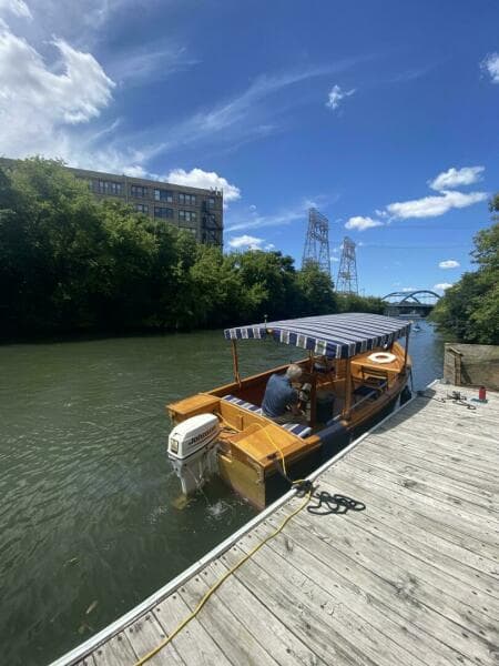 1991 John Atkins Wooden Skiff - Stern