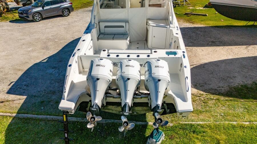 Pursuit 365 MISS MORGAN III - Exterior Triple Outboard Engines