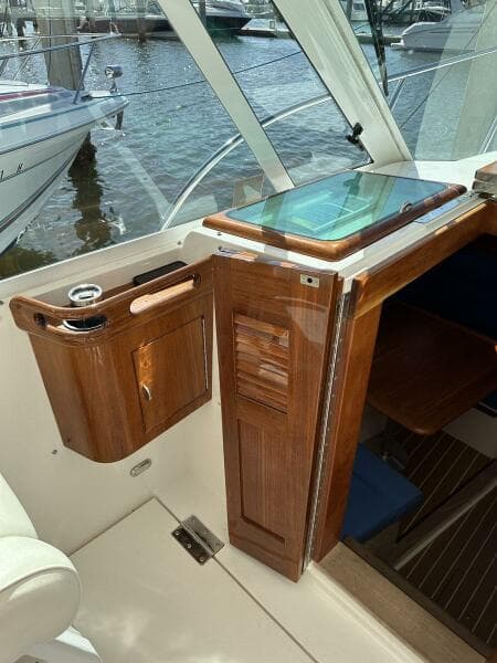 Teak Components On Bridgedeck