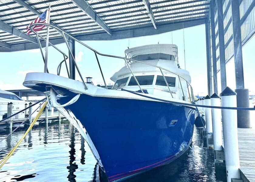 1994 Hatteras Cockpit Motoryacht