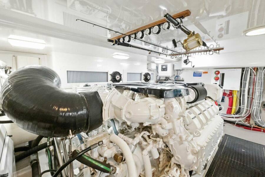 2015 Viking 52 Open "Terrabbean" - Engine Room