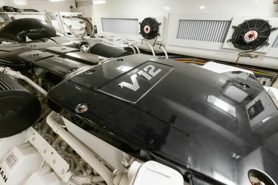 2015 Viking 52 Open "Terrabbean" - Engine Room