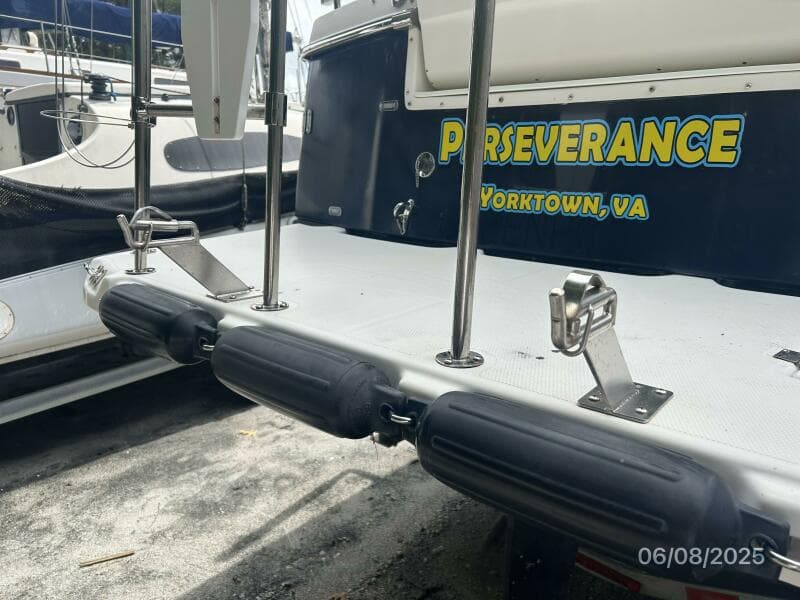 28' Cutwater tender davit bases
