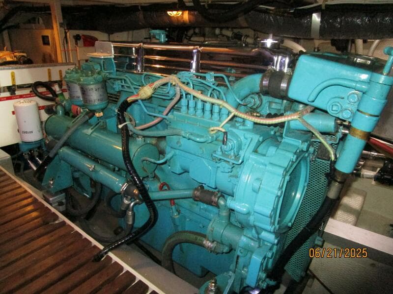 36' Grand Banks main engine1