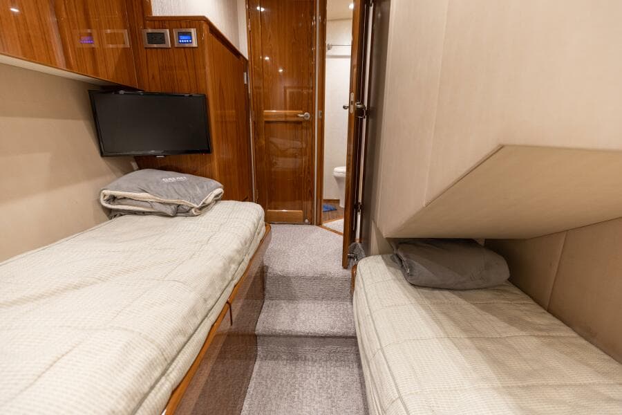 2015 Viking 62 Convertible- Gas Money- Guest Stateroom