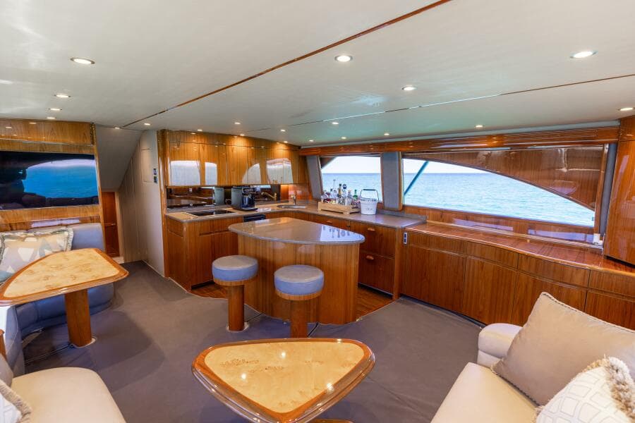 2015 Viking 62 Convertible- Gas Money- Galley