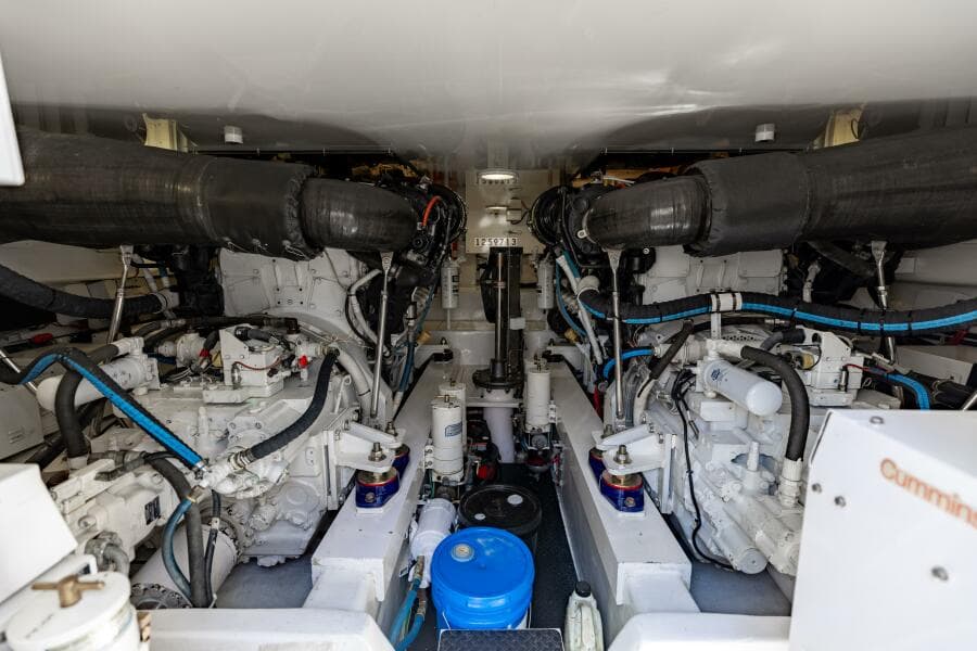 2015 Viking 62 Convertible- Gas Money- Engine Room