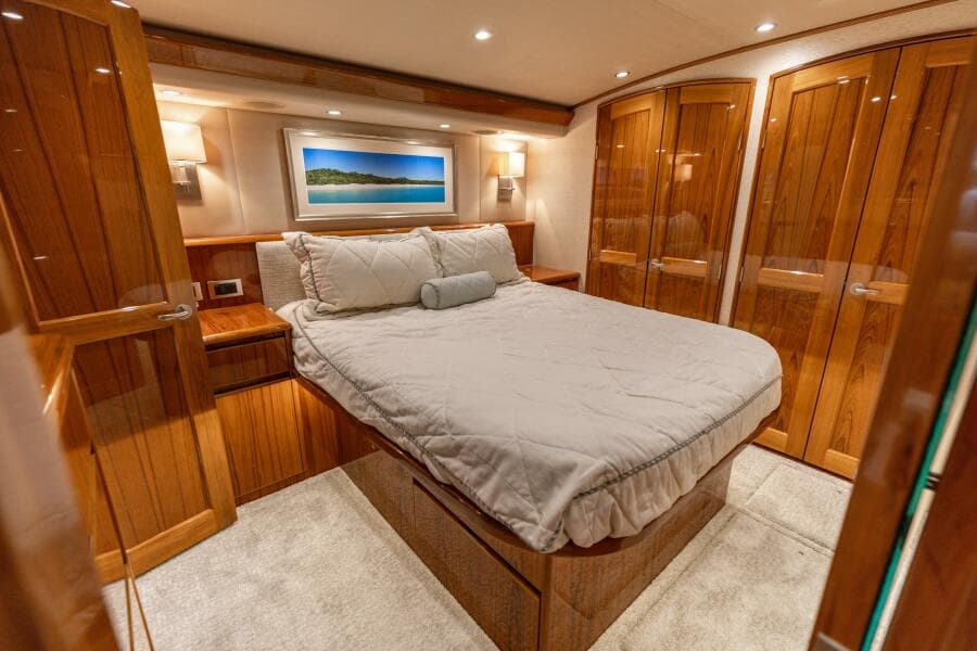 2015 Viking 62 Convertible- Gas Money- Master Stateroom