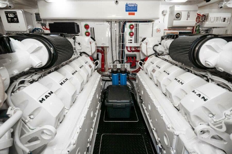 2016 Viking 52 Sport Tower- CONTAGIOUS HABIT-Engine Room 3