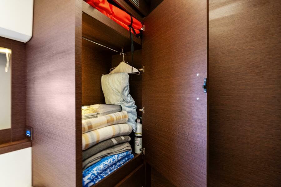 2020 52 Prestige Flybridge - Vacay - Stateroom Storage