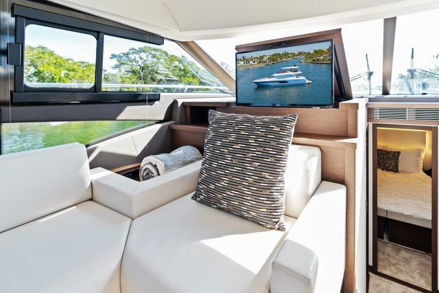 2020 52 Prestige Flybridge - Vacay - Retractable Television