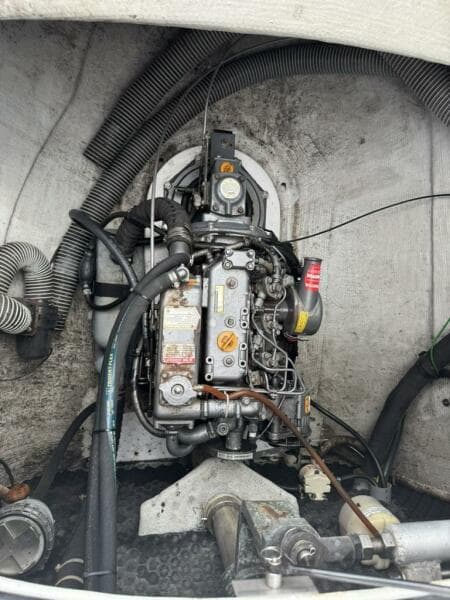 30 Hp Yanmar 3GM30F diesel engines. 