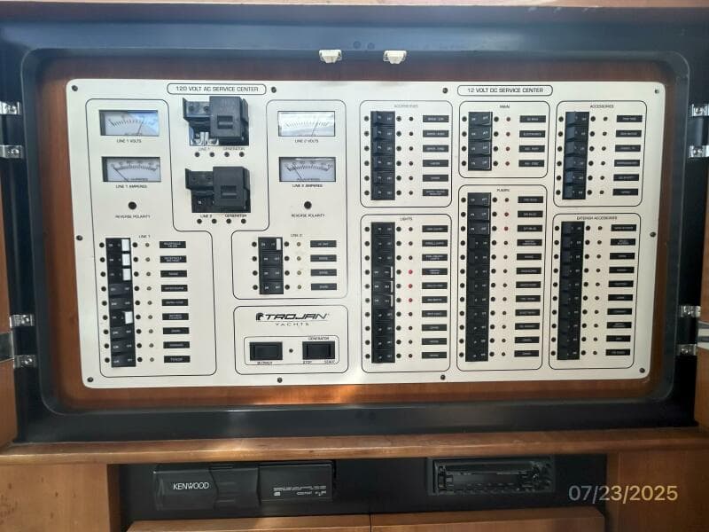 40' Trojan electrical panel