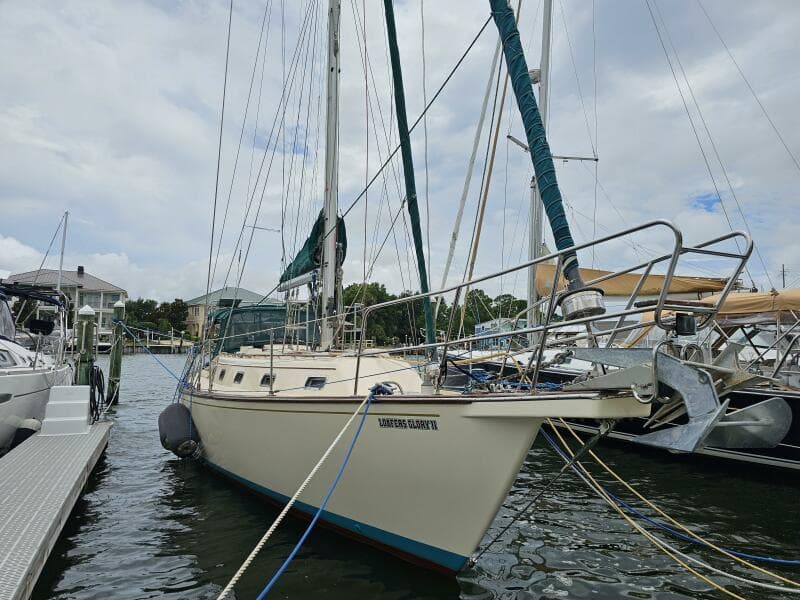 Loafer's Glory II is in water