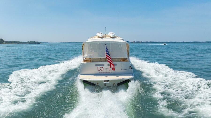 Aft Bimini Curtains Down Underway 30kts