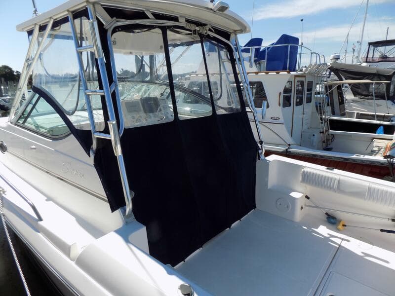 Canopy viewed from dock