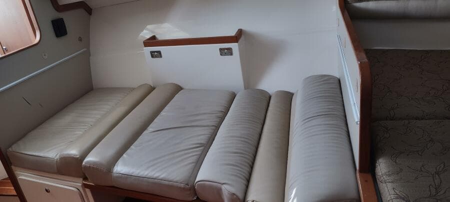 Dinette converted into berth