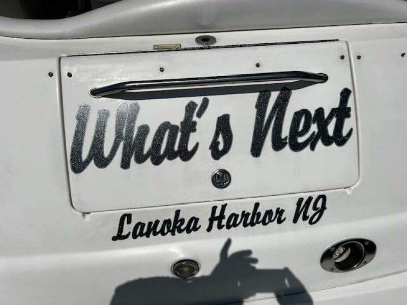 410 transom storage locker