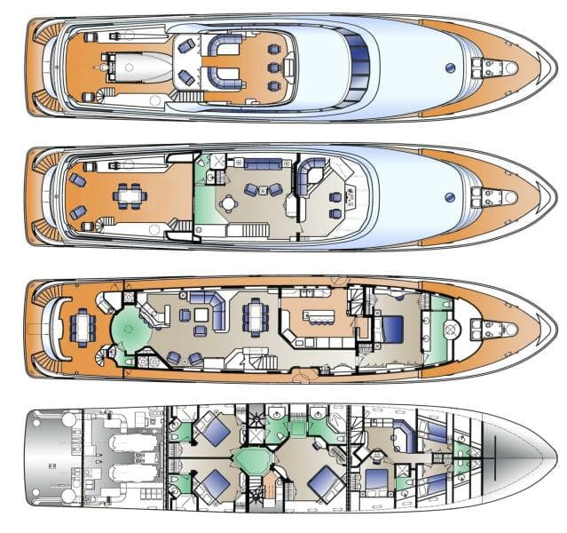 2001 Delta Marine Tri-Deck