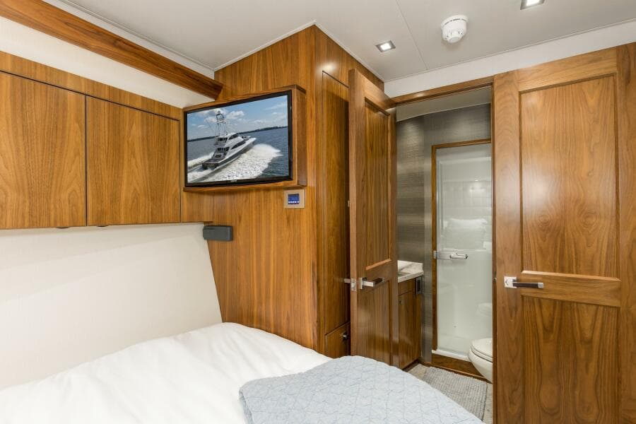 2016 92 Viking Enclosed Bridge Touche Port Stateroom (3)