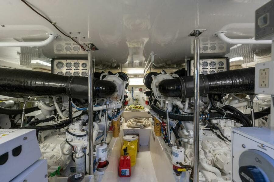 2005 Hatteras Enclosed Bridge