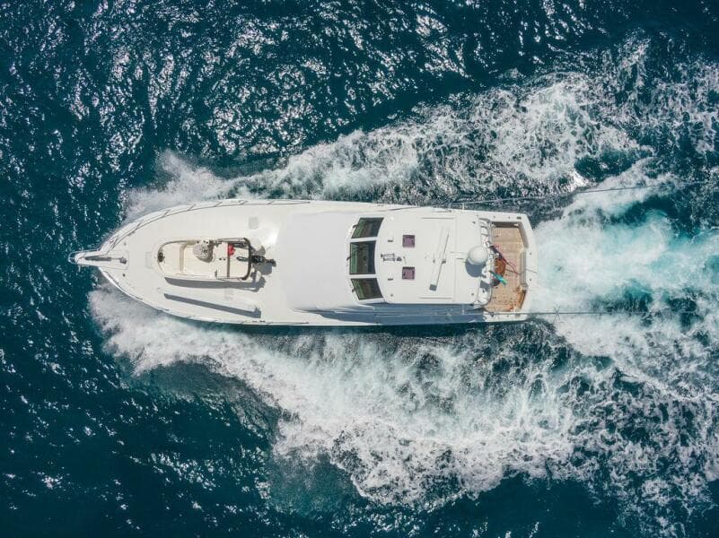 2005 Hatteras Enclosed Bridge