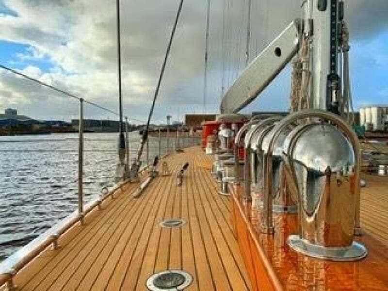 Starboard Side Deck Looking Aft