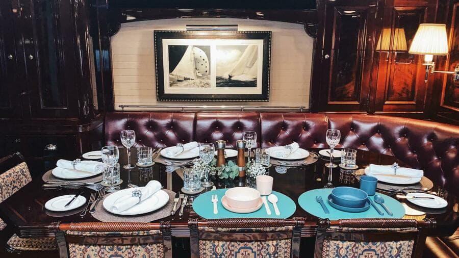 Saloon Dining Looking to Port