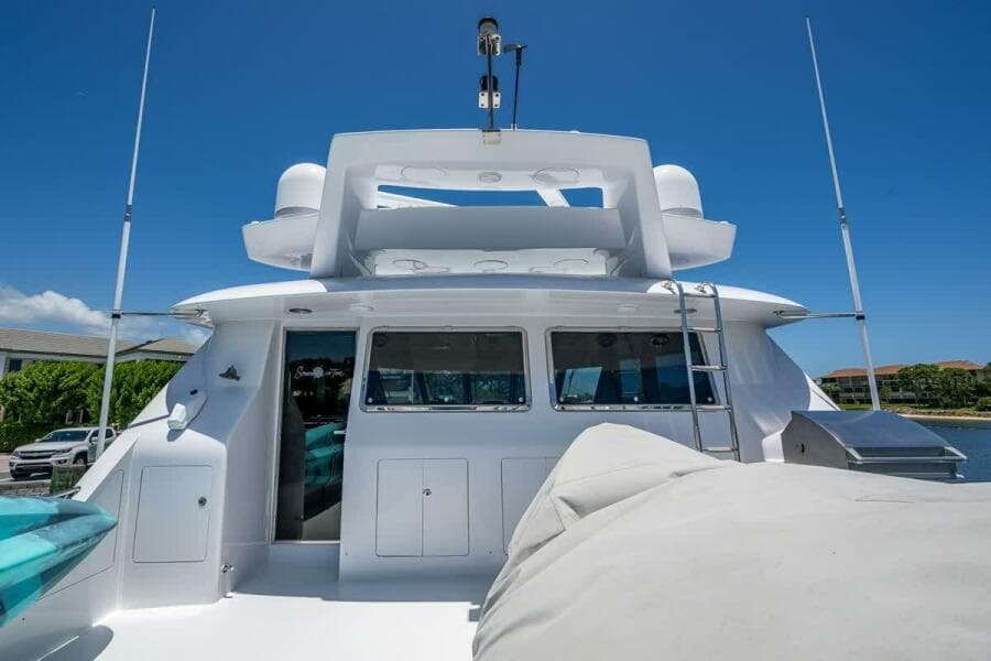 Ocean Alexander 78 Somewhere In Time- Aft Deck