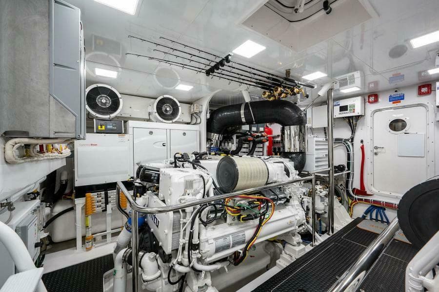 Port Engine Looking Forward