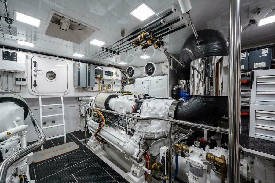 Port Engine Looking Aft