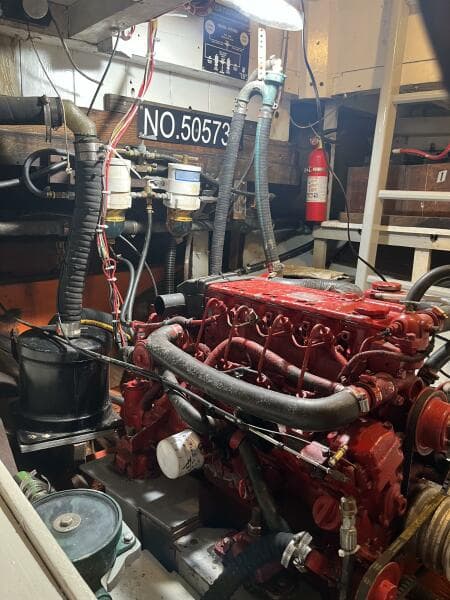 Gallant stbd side engine