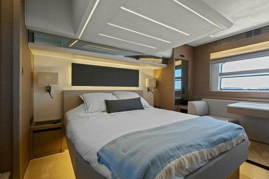 2022 59 Prestige Flybridge - How Sweet It Its - Master Stateroom