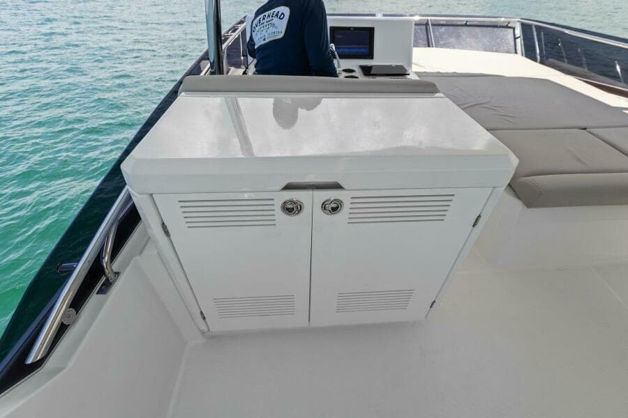2022 59 Prestige Flybridge - How Sweet It Its - Flybridge Grill 