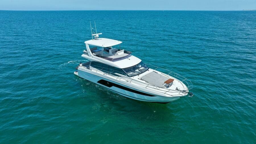 2022 59 Prestige Flybridge - How Sweet It Its - Profile