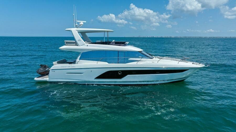 2022 59 Prestige Flybridge - How Sweet It Its - Profile